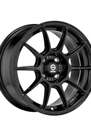 Direct From Manufacturer SPARCO Sparco FF 1 Alloy Wheel 17x7 ET33 4x100 Gloss Black 63.4mm CB