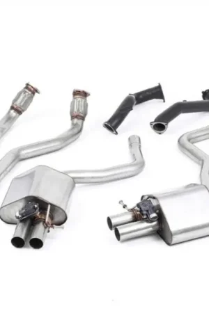 Milltek Valved Complete Exhaust System with Race Pipes for C7 Audi RS6 / RS7 Save Now