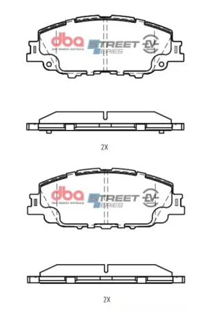 Trending DBA 19-22 Toyota Corolla Hatchback Front SSEV Street Series Brake Pads