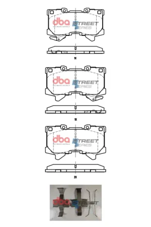 Order Now DBA 2022 Lexus LX600 Front Street Series Brake Pads