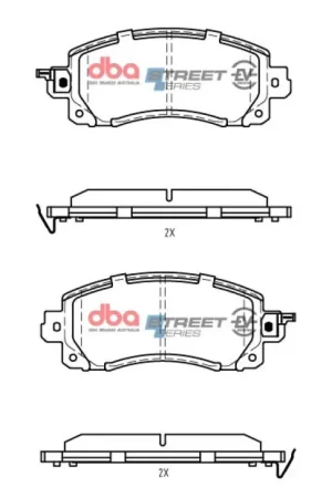 DBA 19-22 Subaru Forester (w/Sport Brakes) Front SSEV Street Series Brake Pads Super Sale