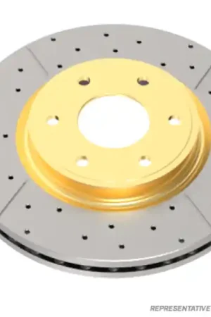 DBA 04-12 Ford Escape 3.0L 4WD Front Street Drilled & Slotted Rotor Free Shipping