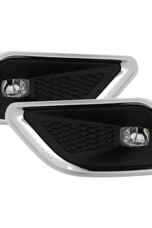 Affordable Spyder 19-23 Jeep Cherokee OEM LED Fog Lights w/Switch - Clear (FL-JC1 — PMD Premier Motoring Development