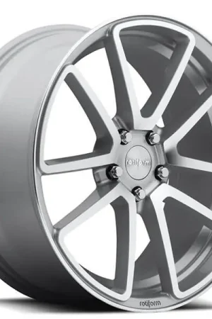 18" Rotiform Wheels R120 SPF Silver Machined Rims Direct From Factory