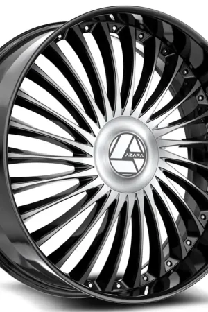 18" Azara Wheels AZX-103 Gloss Black Machined Rims Free Delivery