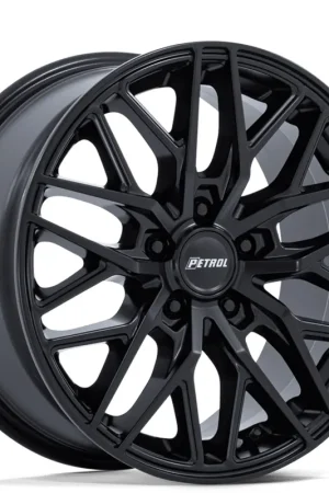Hassle-Free Returns 18" Petrol Wheels PE004 P3E Matte Black Rims