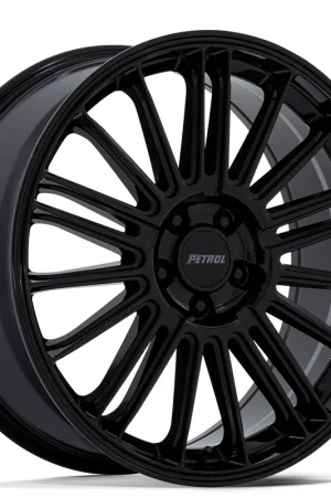 20" Petrol Wheels PE001 P1D Gloss Black Rims Luxury