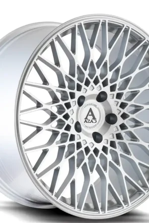 22" Azad Wheels AZFF04 Brushed Silver Rims Seasonal Sale