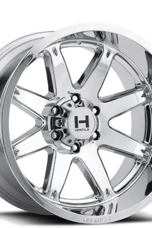 Free Delivery 24" Hostile Wheels H109 Alpha Chrome Off-Road Rims