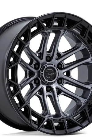 Deal 20" Fuel Wheels FC874 Celsius Matte Gunmetal with Matte Black Lip Off-Road Rims