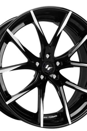 26" Lexani Forged Wheels LZ-102 Gloss Black Machined Tips Rims Mega Sale
