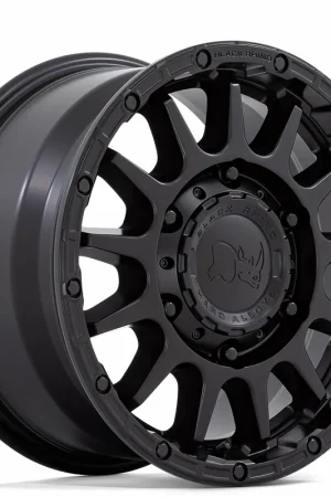 16" Black Rhino Wheels Sequoia BR003 Matte Black Rims Exclusive