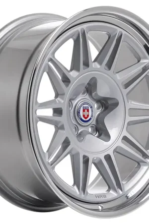 24" HRE Wheels 528 Gloss Silver with Polished Clear Barrel Forged Rims Warranty Included