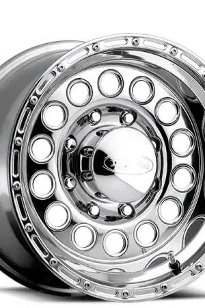 17" Raceline Wheels 887 Rockcrusher Polished Off-Road Rims Worldwide Shipping