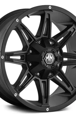 20" Mayhem Wheels 8090 Rampage Matte Black Off-Road Rims Exclusive Offer