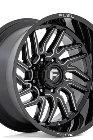 Holiday Sale 20" Fuel Wheels D807 Hurricane Gloss Black Milled Off-Road Rims