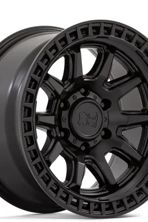 17" Black Rhino Wheels Calico BR001 Matte Black Off-Road Rims Markdown