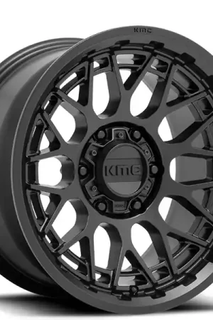 Fan Favorite 17" KMC Wheels KM722 Technic Satin Black Off-Road Rims