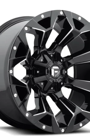 17" Fuel Wheels D576 Assault Gloss Black Milled Crossover Rims Big Sale