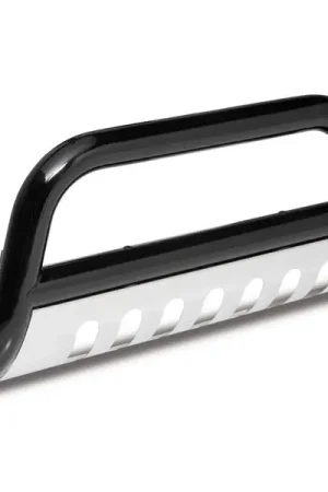 Crafted Outland Bull Bar With Skid Plate - 3 inch - Black - 82001-15