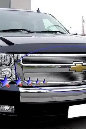 Chevrolet Silverado APS Billet Grille - Upper - Stainless Steel - C65766S Bargain