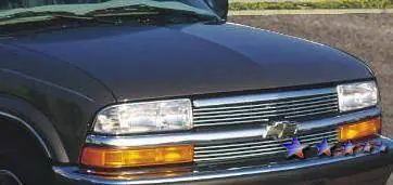 Certified Chevrolet S10 APS Billet Grille - Horizontal Bar - Upper - Aluminum - C85044A