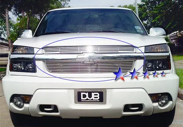 Worldwide Shipping Chevrolet Avalanche APS CNC Grille - Upper - Aluminum - C95329A