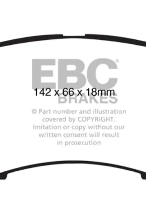 Worldwide Shipping EBC 10+ Buick Allure (Canada) 3.0 Greenstuff Front Brake Pads — PMD Premier Motoring Development