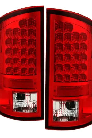 Price Drop Spyder Dodge Ram 07-08 1500/Ram 07-09 2500/3500 LED Tail Lights Red Cl — PMD Premier Motoring Development