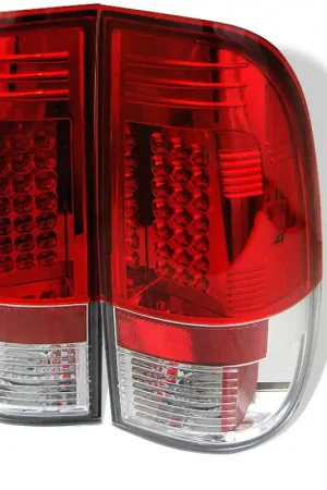 Deal Spyder Ford F150 side 97-03/F250/350 Duty 99-07 LED Tail Lights Red Cl — PMD Premier Motoring Development