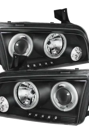 Big Sale Spyder Dodge Charger 06-10 Projector Headlights Halogen Model CCFL Hal — PMD Premier Motoring Development