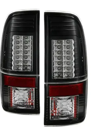 Next Day Delivery Spyder Ford Super Duty 08-15 Version 2 LED Tail Lights Black ALT-YD-FS — PMD Premier Motoring Development