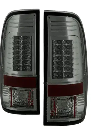 Spyder Ford Super Duty 08-15 Version 2 LED Tail Lights Smoke ALT-YD-FS — PMD Premier Motoring Development No Minimum Order