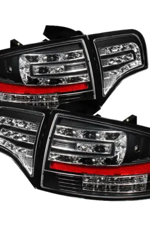 Premium Spyder Audi A4 4Dr 06-08 LED Tail Lights Black ALT-YD-AA406-G2-LED-BK — PMD Premier Motoring Development