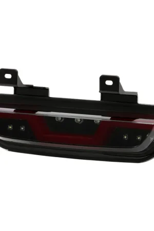 No Minimum Order Spyder 15-16 Ford Mustang LED Reverse Lights - Black Smoke w/ Red Bar— PMD Premier Motoring Development