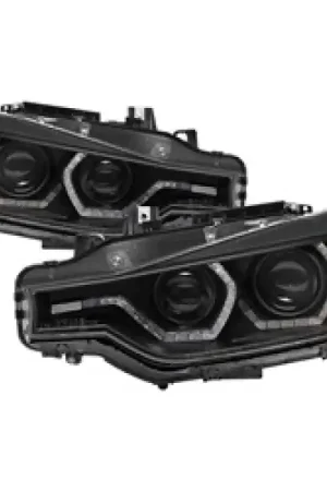 Affordable Spyder 12-14 BMW F30 3 Series 4DR Projector Headlights - LED DRL - Bla — PMD Premier Motoring Development