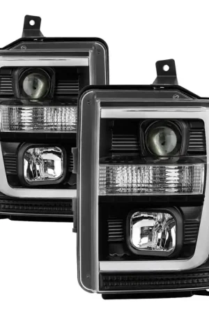 Limited Edition Spyder 08-10 Ford F-250 Projector Headlights V2 - Light Bar DRL LED -— PMD Premier Motoring Development