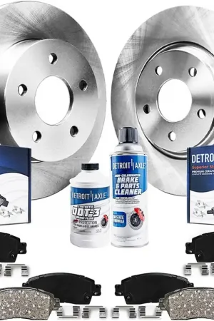 10pc Front & Rear Disc Rotors and Ceramic Brake Pads Kit Cheap