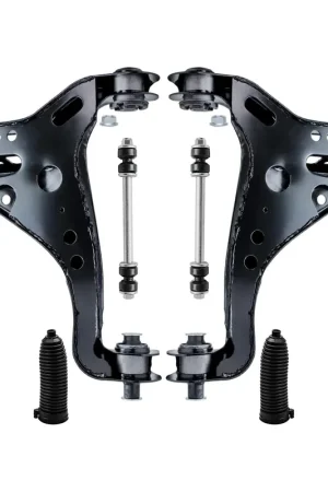 10pc Front Lower Control Arms Sway Bar Links Tie Rods Suspension Kit While Supplies Last