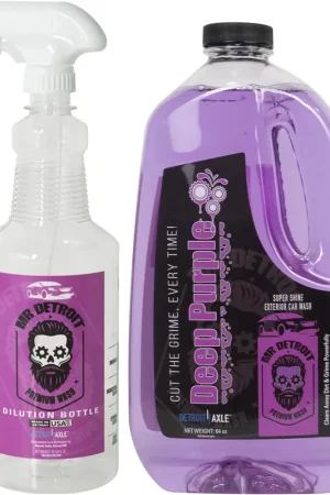 Worldwide Shipping Deep Purple Degreaser 64oz Container with Dilution Bottle