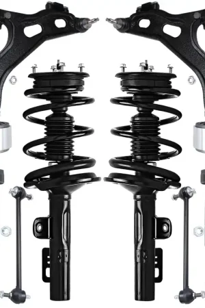 12pc Front Struts Lower Control Arms Tie Rods Sway Bar Links Suspension Kit Bulk Order