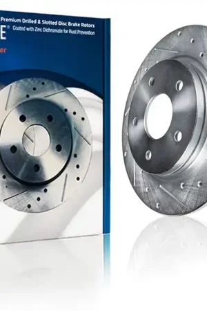 Rear Drilled and Slotted Brake Rotors (Pair) Hassle-Free Returns