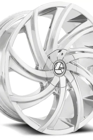 Don’t Miss Out Azara AZA-503 Chrome Wheel; Rear Only; 24x9; 18mm Offset