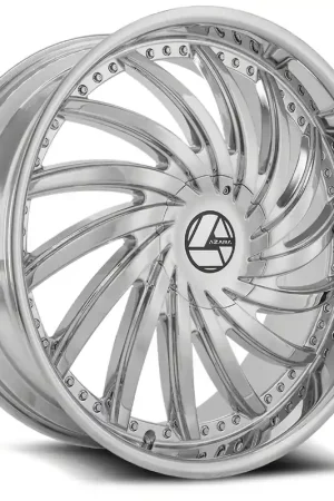 Azara AZA-508 Nano Chrome Wheel; Rear Only; 22x9.5; 15mm Offset In Demand
