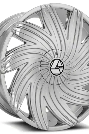 Hot Deal Azara AZA-502 Nano Chrome Wheel; Rear Only; 22x9.5; 15mm Offset