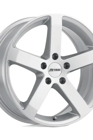 Flash Sale Petrol P3B Gloss Silver Wheel; 17x7; 38mm Offset