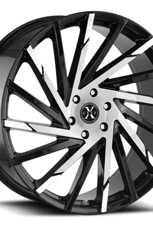 Xcess X02 X02 Wheel 22x9 5x114.3 Gloss Black Machined 35mm - FREE T-SHIRT INCLUDED! Editor’s Pick