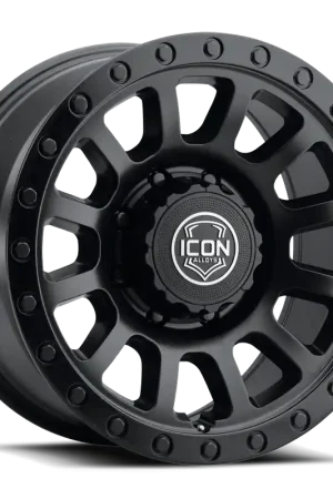 Icon Alloys Hulse Wheel 18x9 8x180 Black 12mm 8018908955DB - FREE T-SHIRT INCLUDED! Buy Today