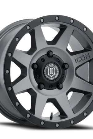 Icon Alloys Rebound Wheel 17x8.5 5x127 Titanium 6mm Authentic