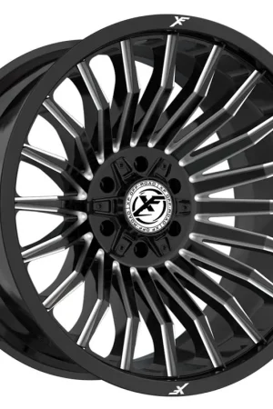 High Quality Xf Off-Road Xf-231 Wheel 20x9 6x135 & 6x139.7 Gloss Black & Milled 12mm